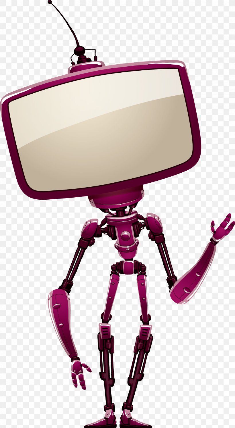 Robot Euclidean Vector Cartoon, PNG, 1439x2615px, Robot, Art, Cartoon, Cyborg, Magenta Download Free