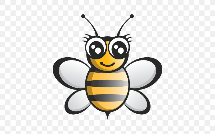 Bee Logo Cartoon Drawing, PNG, 512x512px, Bee, Apis Florea, Apitoxin, Arthropod, Artwork Download Free