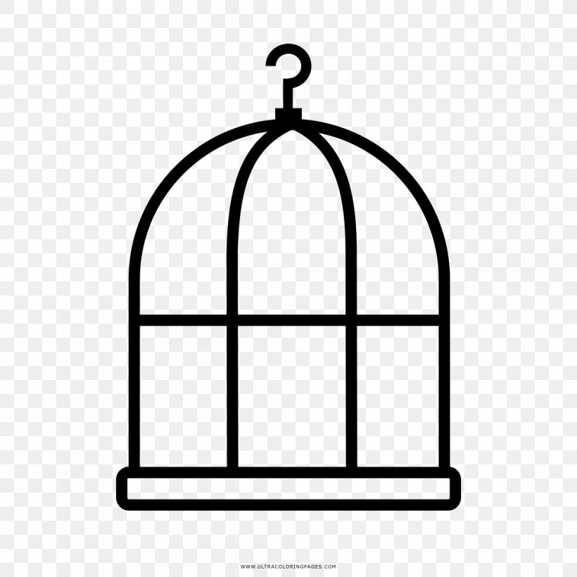 Cage Drawing Coloring Book Line Art, PNG, 1000x1000px, Cage, Arch, Area, Art, Black And White Download Free