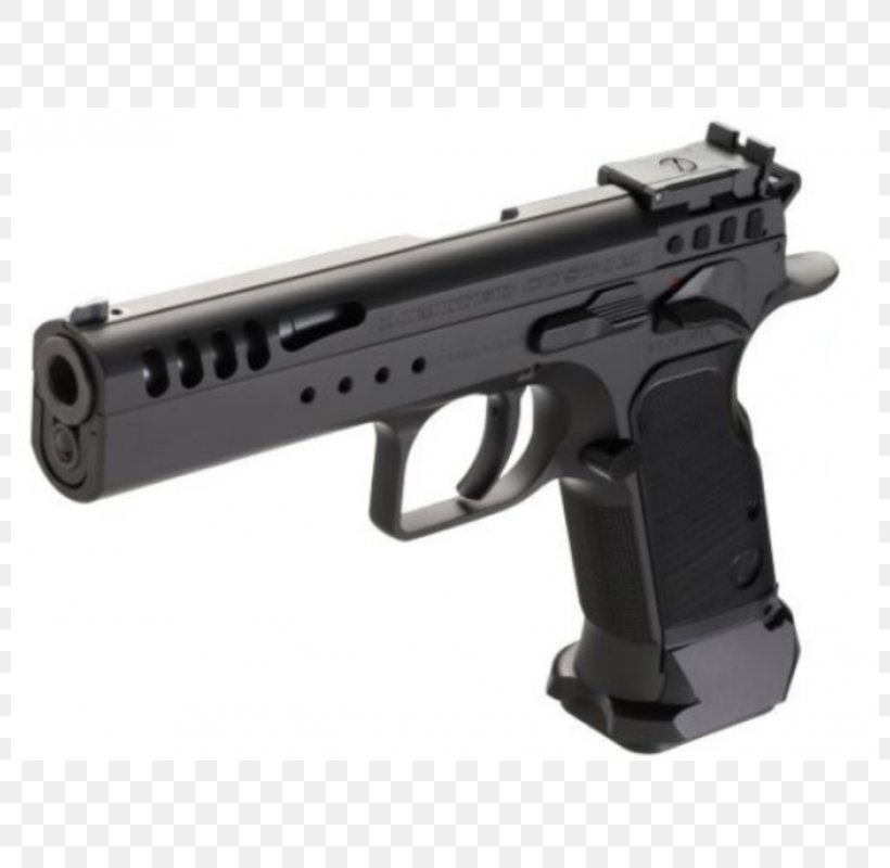Tanfoglio Stock II Semi-automatic Pistol 9×19mm Parabellum, PNG, 800x800px, Watercolor, Cartoon, Flower, Frame, Heart Download Free