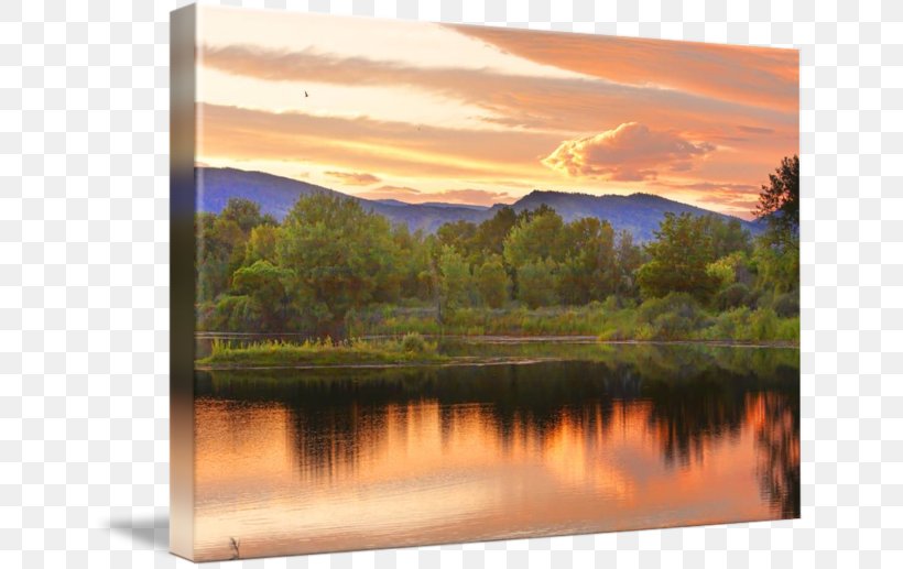 Boulder County, Colorado Painting Loch Gallery Wrap Picture Frames, PNG, 650x517px, Boulder County Colorado, Art, Canvas, County, Dawn Download Free