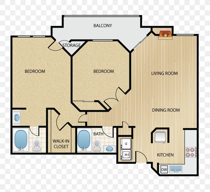 Floor Plan House Plan Scott Villa Apartments, PNG, 750x750px, Floor Plan, Apartment, Area, Bed, Bedroom Download Free