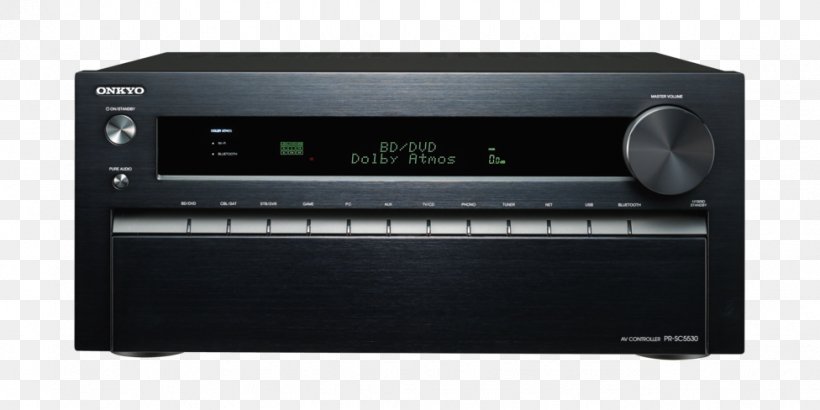 AV Receiver Onkyo PR-SC5530 Home Theater Systems Radio Receiver, PNG, 976x488px, Av Receiver, Audio, Audio Equipment, Audio Receiver, Computer Network Download Free