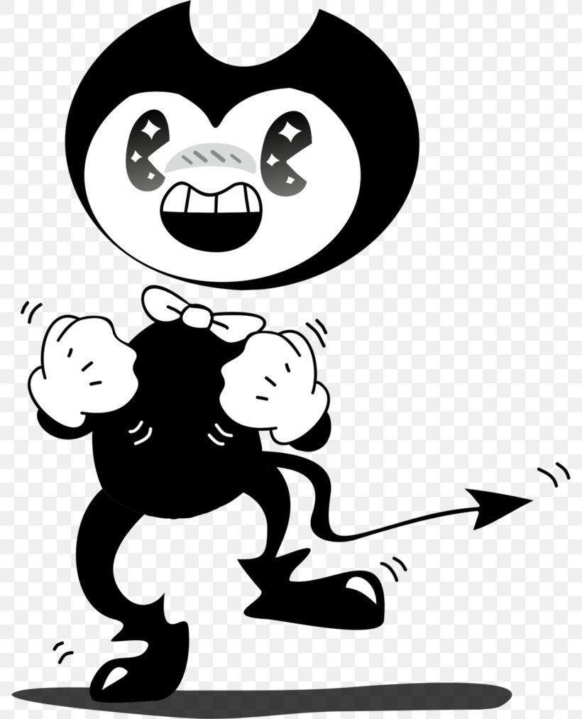 Bendy And The Ink Machine Fan Art 0 Drawing, PNG, 788x1013px, Watercolor, Cartoon, Flower, Frame, Heart Download Free