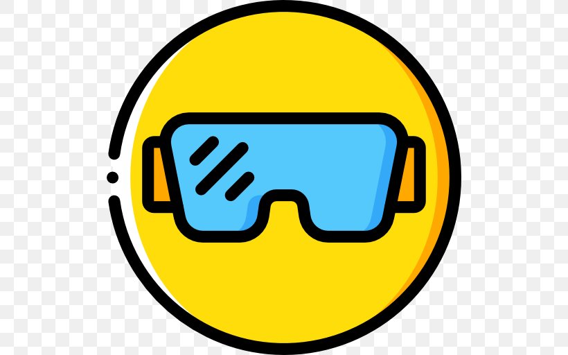Goggles Smiley Sunglasses Line Clip Art, PNG, 512x512px, Goggles, Area, Emoticon, Eyewear, Happiness Download Free