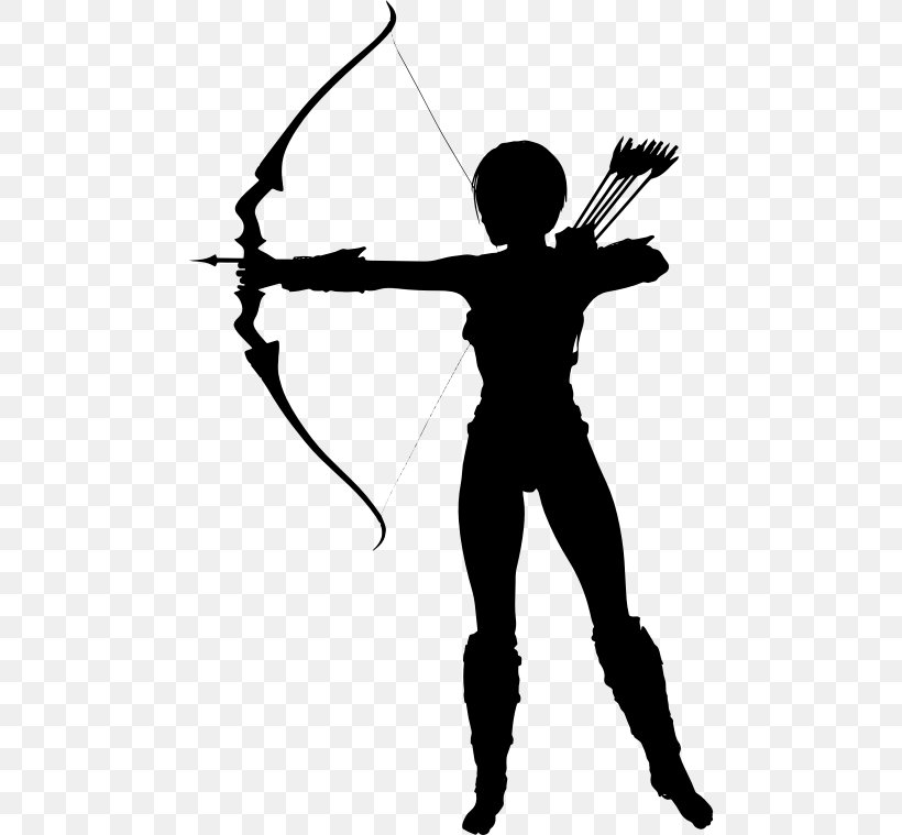Silhouette Archery, PNG, 478x759px, Silhouette, Archer, Archery, Arm, Black And White Download Free