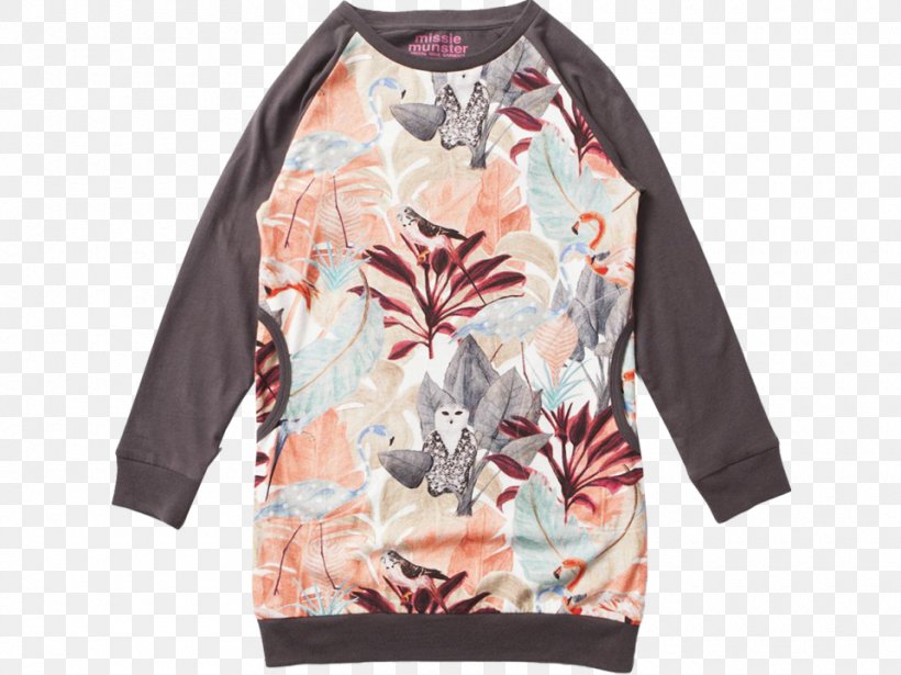 Sleeve T-shirt Sweater Blouse Outerwear, PNG, 960x720px, Watercolor, Cartoon, Flower, Frame, Heart Download Free