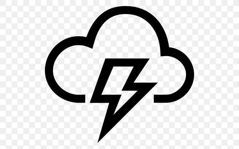 Thunder Storm, PNG, 512x512px, Thunder, Area, Black And White, Brand, Cloud Download Free