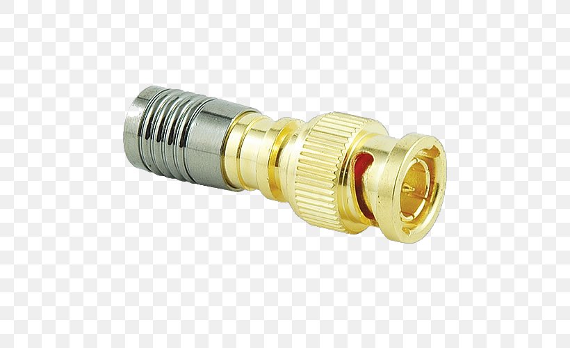 BNC Connector RCA Connector Electrical Connector Adapter Serial Digital Interface, PNG, 500x500px, Bnc Connector, Adapter, Brass, Business, Camera Download Free