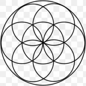 Symbol - Sacred Geometry Overlapping Circles Grid Clip Art PNG