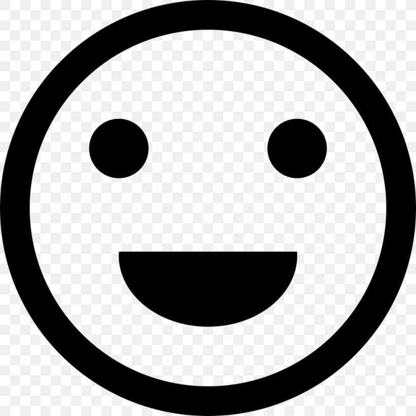 Smiley Emoticon Clip Art, PNG, 980x980px, Smiley, Black And White, Emoticon, Emotion, Face Download Free