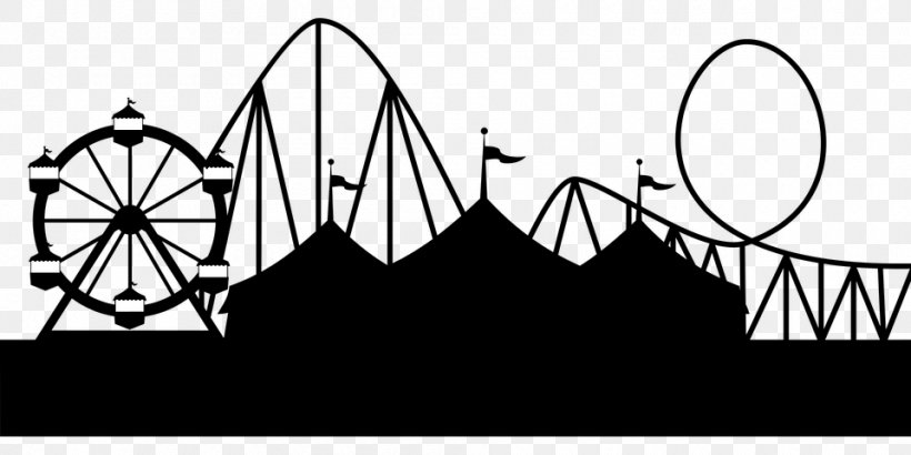Fair Traveling Carnival Silhouette Circus, PNG, 960x480px, Fair, Area, Black, Black And White, Brand Download Free