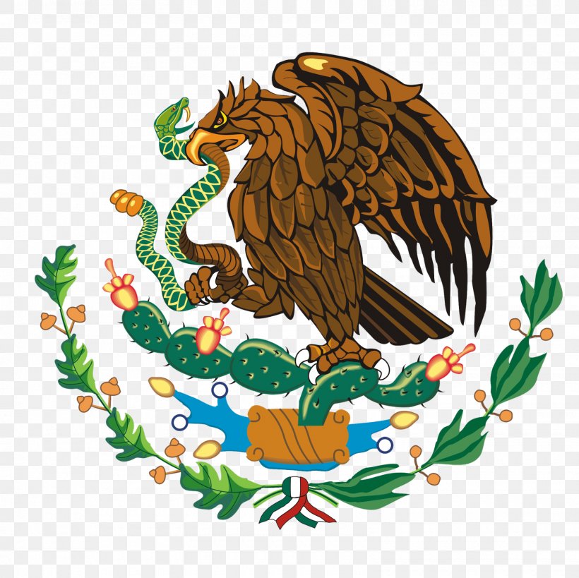 Flag Of Mexico Coat Of Arms Of Mexico Clip Art, PNG, 1600x1600px, Mexico, Beak, Bird, Bird Of Prey, Coat Of Arms Download Free