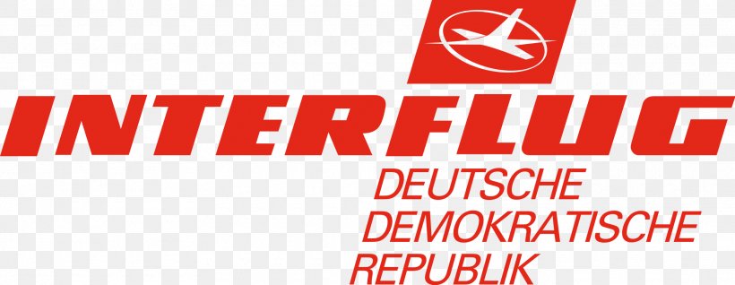 Interflug East Germany Logo Airplane, PNG, 1870x727px, Germany, Air Charter, Airline, Airplane, Area Download Free