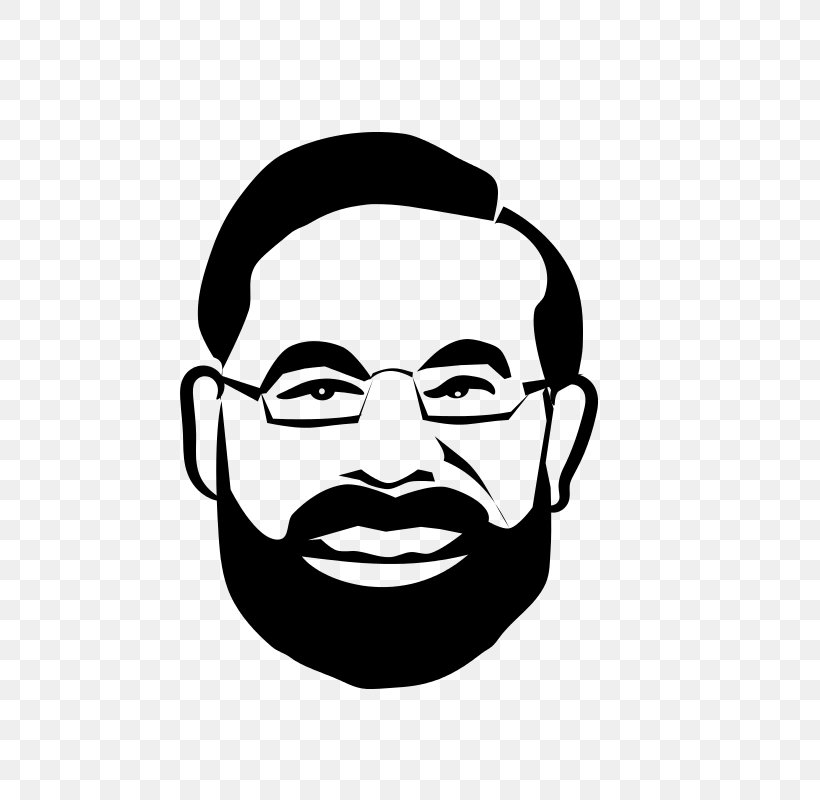 Narendra Modi Gujarat Make In India Clip Art, PNG, 667x800px, Narendra Modi, Beard, Bharatiya Janata Party, Black And White, Eyewear Download Free