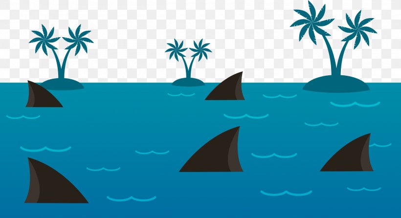 Shark Sea, PNG, 2500x1361px, Shark, Aqua, Azure, Blue, Dolphin Download Free