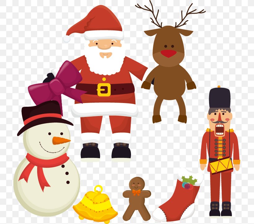 Santa Claus Reindeer Christmas Snowman, PNG, 733x722px, Santa Claus, Child, Christmas, Christmas Decoration, Christmas Ornament Download Free