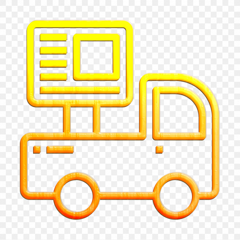 Car Icon Commerce And Shopping Icon Advertising Icon, PNG, 1160x1162px, Car Icon, Advertising Icon, Commerce And Shopping Icon, Line, Yellow Download Free