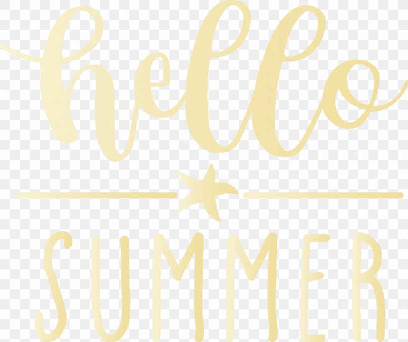 Logo Font Yellow Line Meter, PNG, 3000x2510px, Hello Summer, Line, Logo, M, Meter Download Free