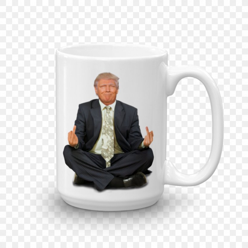 Mug Coffee Cup Donald Trump 2017 Presidential Inauguration Tableware, PNG, 1000x1000px, Mug, Alternative Facts, Coffee, Coffee Cup, Cup Download Free