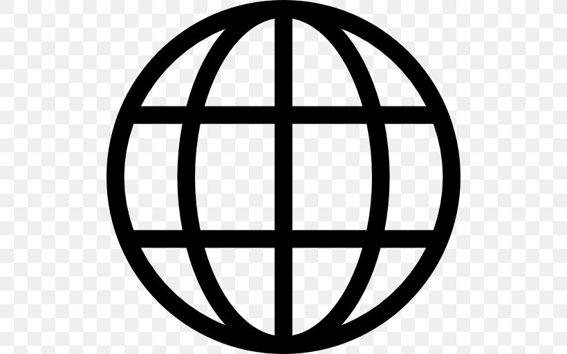 Globe World, PNG, 512x512px, Globe, Area, Black And White, Brand, Emoticon Download Free