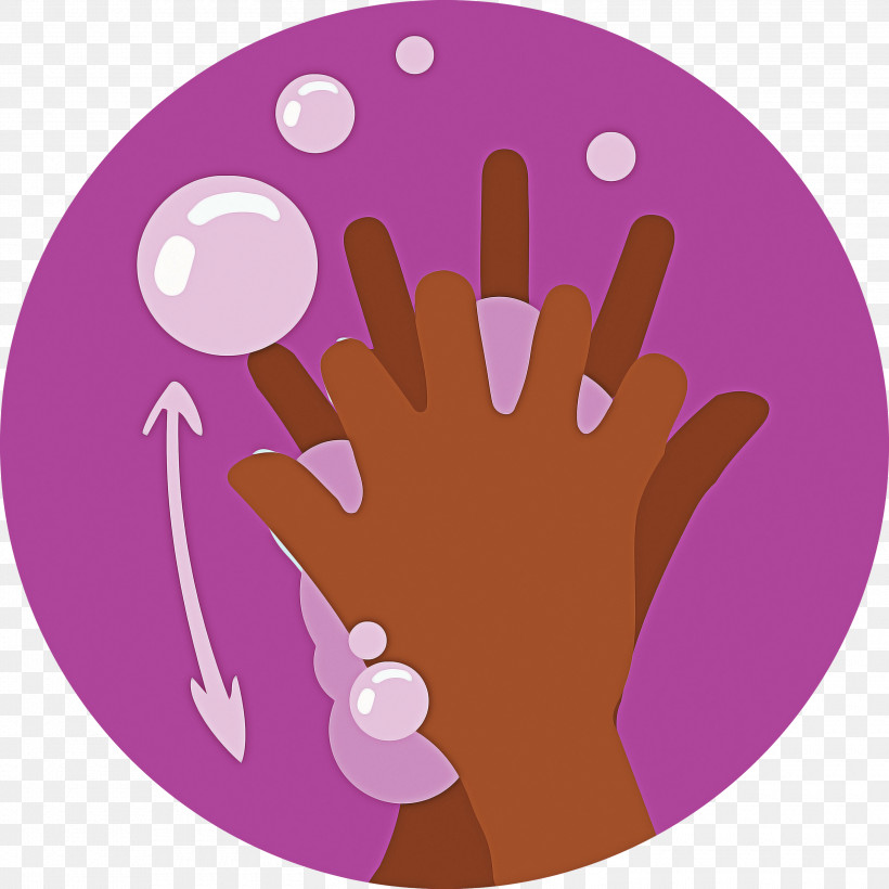 Hand Washing, PNG, 3000x3000px, Hand Washing, Cartoon, Logo, Purple Hat, Soap Bubble Download Free