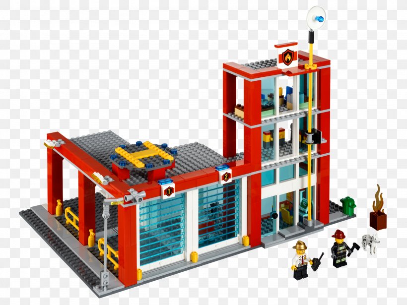Lego City LEGO 60004 City Fire Station LEGO 60110 City Fire Station, PNG, 2048x1536px, Lego City, Fire Department, Fire Engine, Fire Station, Hamleys Download Free