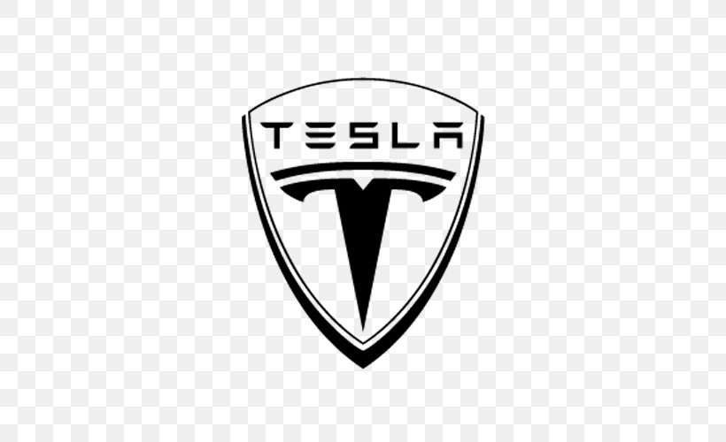 Tesla Motors Car Tesla Roadster Tesla Model X, PNG, 500x500px, Tesla Motors, Audi, Automotive Design, Black And White, Brand Download Free