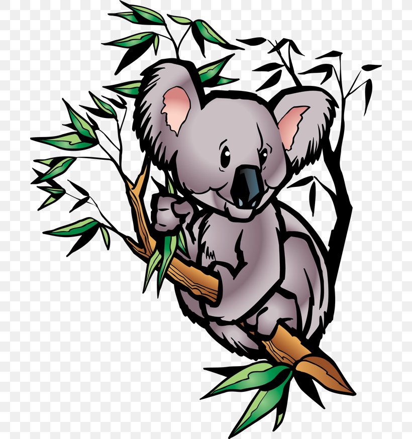 Koala Bear Marsupial Clip Art, PNG, 700x874px, Watercolor, Cartoon, Flower, Frame, Heart Download Free