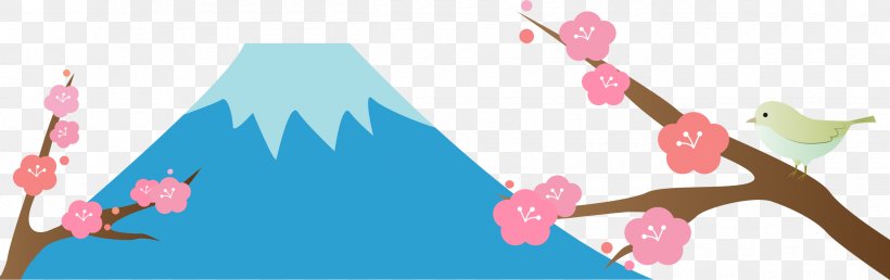Mount Fuji Desktop Wallpaper Clip Art, PNG, 2400x757px, Mount Fuji, Art, Cherry Blossom, Copyrightfree, Flower Download Free