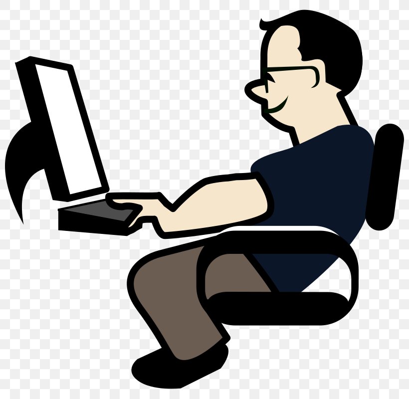 Programmer Computer Programming Clip Art, PNG, 800x800px, Programmer, Arm, Artwork, Chair, Computer Download Free