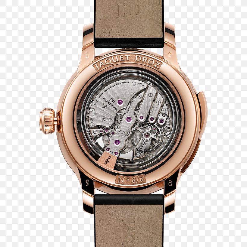 Watch Repeater Jaquet Droz Automaton Clock, PNG, 568x817px, Watch, Automaton, Brand, Brown, Clock Download Free