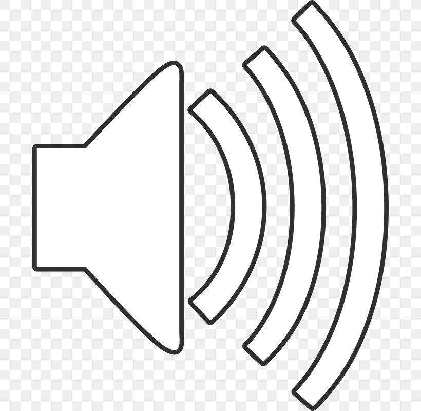 Volume Sound Symbol Clip Art PNG 694x800px Volume Area Black And 