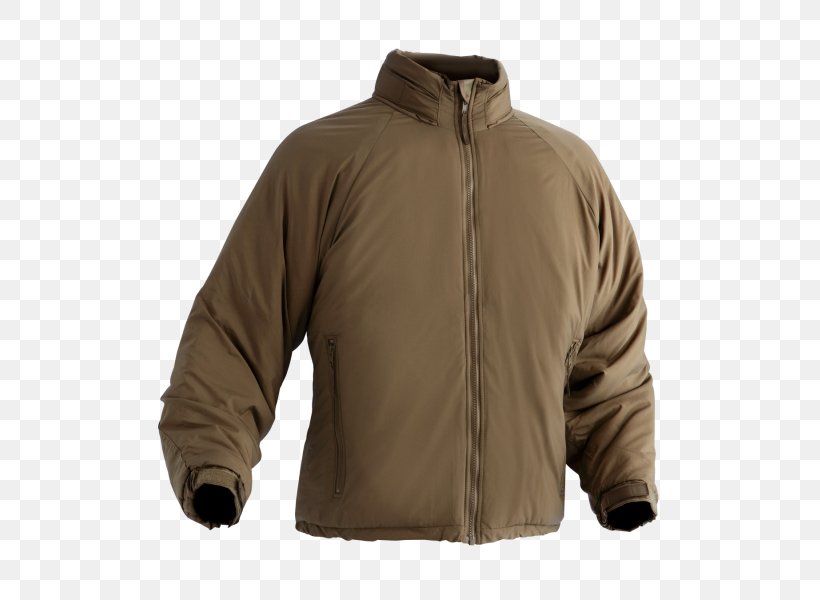 Extended Cold Weather Clothing System T-shirt Jacket PrimaLoft Parka, PNG, 600x600px, Tshirt, Beige, Clothing, Coat, Hood Download Free