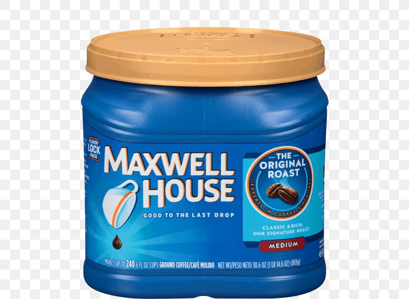 Coffee Maxwell House Cafe Latte Decaffeination, PNG, 600x599px, Coffee, Brewed Coffee, Cafe, Coffee Bean, Coffee Roasting Download Free