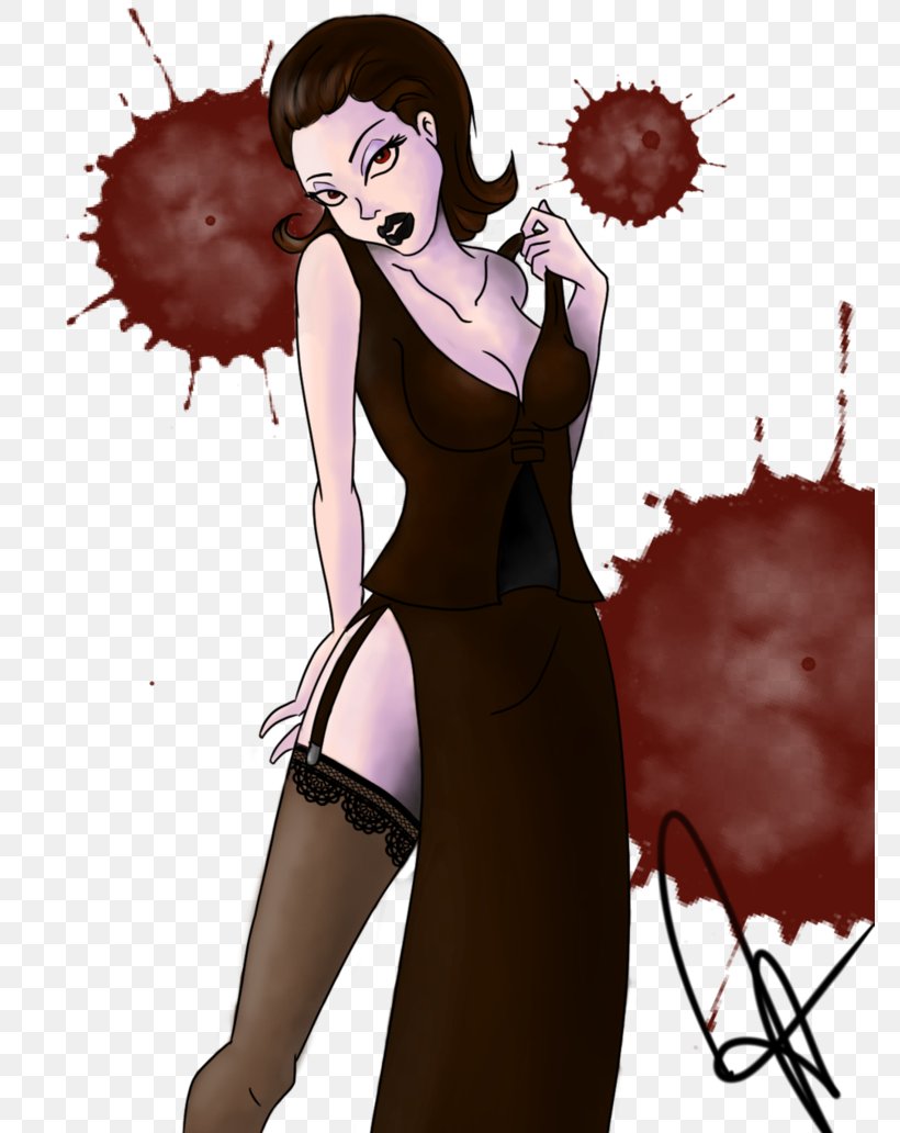 Fan Art Player Character Vampire: The Masquerade – Bloodlines Fan Fiction, PNG, 774x1032px, Watercolor, Cartoon, Flower, Frame, Heart Download Free