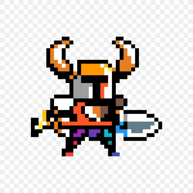 Shovel Knight Pixel Art Sprite Bead, PNG, 1200x1200px, Shovel Knight, Amiibo, Area, Art, Bead Download Free