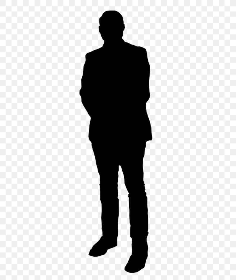 Silhouette Clip Art, PNG, 348x976px, Silhouette, Black And White, Businessperson, Human Behavior, Information Download Free