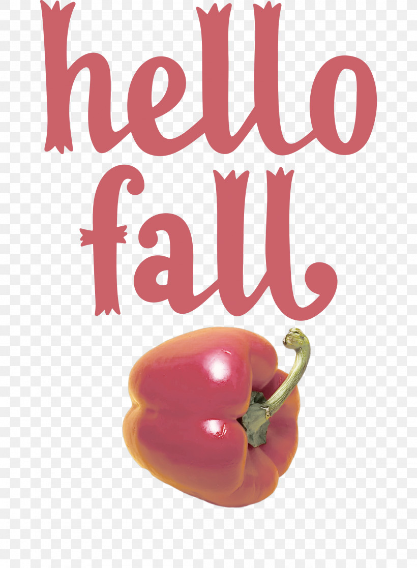 Hello Fall Fall Autumn, PNG, 2202x3000px, Hello Fall, Autumn, Bell Pepper, Chili Pepper, Fall Download Free