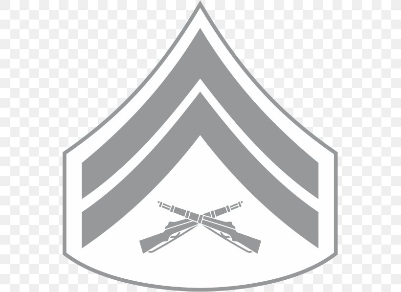 Lance Corporal United States Marine Corps Military Rank Chevron, PNG, 563x597px, Corporal, Black And White, Brand, Chevron, Lance Corporal Download Free