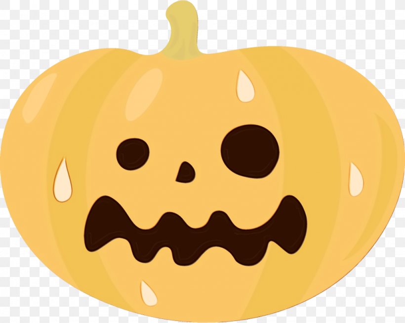 Pumpkin, PNG, 1024x816px, Watercolor, Calabaza, Facial Expression, Fruit, Mouth Download Free