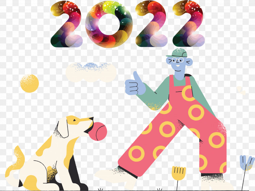 2022 Happy New Year 2022 New Year 2022, PNG, 3000x2251px, Giraffe, Behavior, Cartoon, Human, Meter Download Free