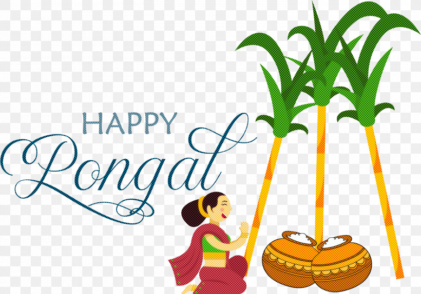 Happy Pongal Pongal, PNG, 3000x2102px, Happy Pongal, Cartoon, Drawing,  Editing, Festival Download Free