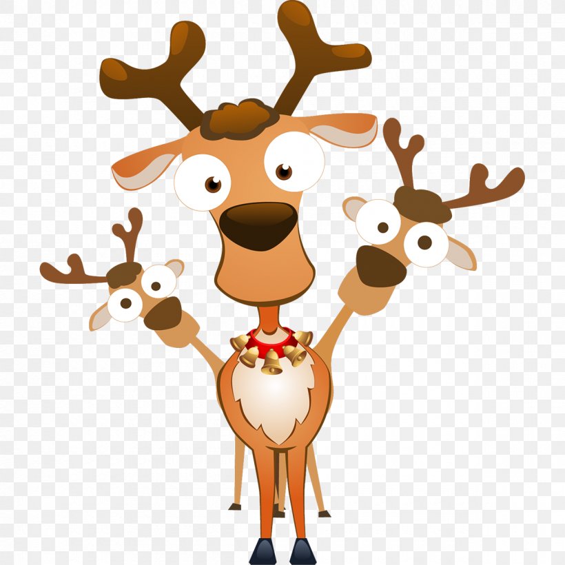 Rudolph Santa Claus Reindeer Christmas Day, PNG, 1200x1200px, Rudolph, Christmas Card, Christmas Day, Deer, Fawn Download Free