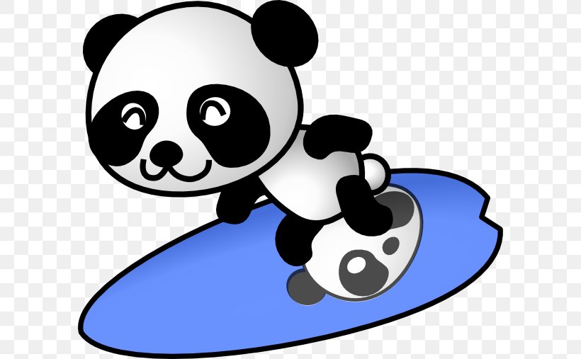 Surfing Free Content Clip Art, PNG, 600x507px, Surfing, Artwork, Bear, Black And White, Blog Download Free