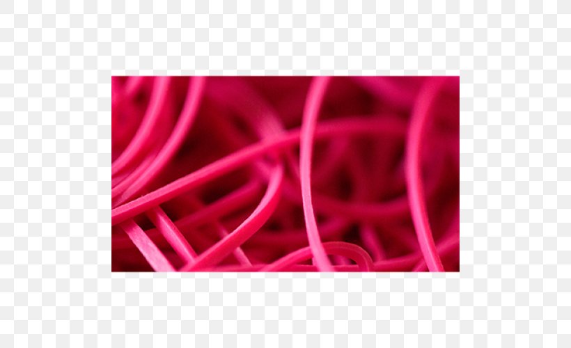 Rubber Bands Natural Rubber Magic Shop DVD, PNG, 500x500px, Rubber Bands, Close Up, Dvd, Macro Photography, Magenta Download Free