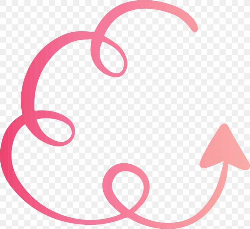 Pink Circle, PNG, 3000x2746px, Boho Arrow, Circle, Cute Arrow, Paint, Pink Download Free