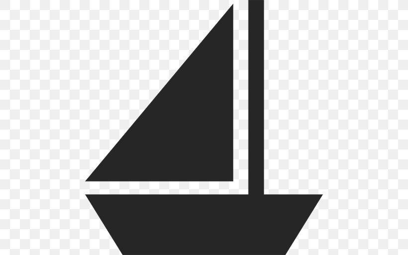 Sailing Ship Sailboat, PNG, 512x512px, Sailing, Black, Black And White, Rectangle, Sail Download Free