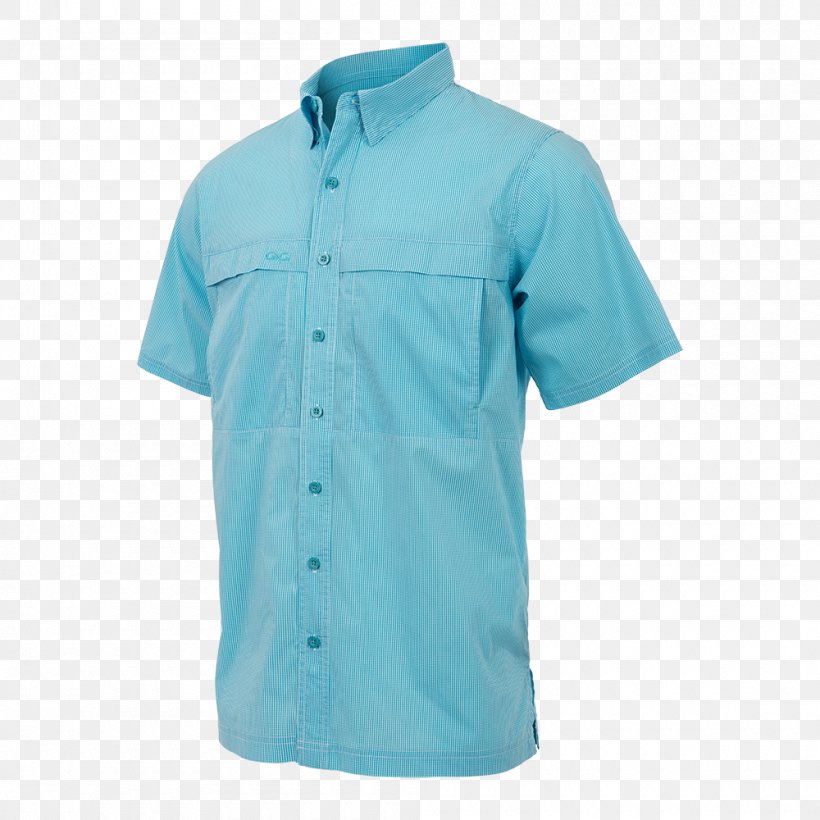 Sleeve Dress Shirt Clothing Collar, PNG, 1000x1000px, Sleeve, Active Shirt, Aqua, Azure, Blue Download Free