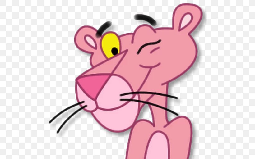 The Pink Panther Vector Graphics Image Pink Panthers Cartoon, PNG, 512x512px, Watercolor, Cartoon, Flower, Frame, Heart Download Free